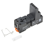 RS PRO 14 Pin 300V DIN Rail Relay Socket, for use with RS PRO RKE & RKF 14 Pin Relays