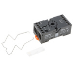 RS PRO 11 Pin 300V DIN Rail Relay Socket, for use with RS PRO RUB Relays