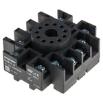 RS PRO 11 Pin 300V DIN Rail Relay Socket, for use with RS PRO RUB Relays