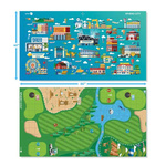 Sphero Code Mat Sphero City & Golf for Sphero Robot Explorer Kit Classroom Kit