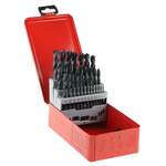 RS PRO 29 piece Metal Twist Drill Bit Set, 1/16in to 1/2in