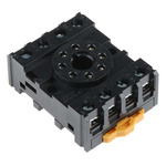 Omron 8 Pin 250V ac DIN Rail Relay Socket, for use with MK2PD-I, MK2PD-S, MK2P-I, MK2PND-I, MK2PND-S, MK2PN-I, MK2PN-S,