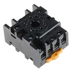 Omron 11 Pin 250V ac DIN Rail Relay Socket, for use with MK3P-5-I, MK3P-5-S, MK3PD-5-I, MK3PD-5-S, MK3PN-5-I,