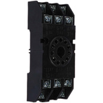 Tempatron 11 Pin 250V ac DIN Rail, Panel Mount Relay Socket for use with Various Series