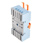 Releco MRC 8 Pin 300V ac DIN Rail Relay Socket, for use with MRC Series 8-Pin Relay