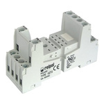 Relpol 8 Pin 300V ac DIN Rail Relay Socket, for use with R2N Relay
