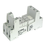 Relpol 11 Pin 300V ac DIN Rail Relay Socket, for use with R3N Relay