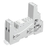 Relpol 5 Pin 300V ac DIN Rail Relay Socket, for use with RM87N Relay, RM87N Sensitive Relay
