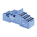 Finder 94 250V ac DIN Rail Relay Socket, for use with 55.32 Relay, 55.34 Relay