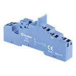 Finder 97 5 Pin 250V ac DIN Rail Relay Socket, for use with 46.61 Relay