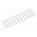 Wago Marker for use with 788, 857, 858, Width 5 → 17.5 mm Terminal Block
