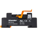 RS PRO 5 Pin 300V DIN Rail Relay Socket, for use with RFT Interface Relay