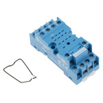 Finder 94 14 Pin 250V ac DIN Rail, Panel Mount Relay Socket, for use with 55.34 Series Relay