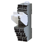 Omron PTF 250V Chassis Mount Relay Socket, for use with 2 Pole PTF Series