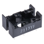 Omron 6 Pin 380V ac PCB Mount Relay Socket for use with Various Series