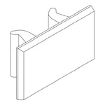 Schneider Electric Legend for use with Socket RSLZ, 2 sheets of 64 pieces
