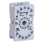Rockwell Automation 700-HN 11 Pin 300V DIN Rail, Panel Mount Relay Socket, for use with 700-HA Relay