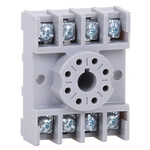 Rockwell Automation 700-HN 8 Pin 300V DIN Rail, Panel Mount Relay Socket, for use with 700-HR, 700-HX Relay