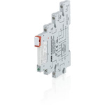 ABB CR-S 1 Pin 220 → 240V ac/dc DIN Rail Relay Socket, for use with CR-S Interface Relay