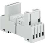 ABB CR-M DIN Rail Relay Socket, for use with CR-M Interface Relay