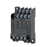 Omron 14 Pin 2000V DIN Rail Relay Socket, for use with LY Series Bi-polar Relay