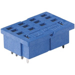 Finder 96 8 Pin 250V ac PCB Mount Relay Socket, for use with 56.34