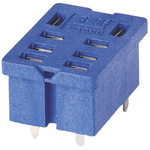 Finder 96 250V ac PCB Mount Relay Socket, for use with 56.32