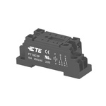 TE Connectivity 2071566 8 Pin 250V DIN Rail Relay Socket, for use with Relay