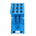 Finder 92 11 Pin 250V ac DIN Rail Relay Socket, for use with 62.32, 62.33