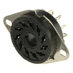 Finder 90 11 Pin 250V ac Panel Mount Relay Socket, for use with 60.13