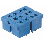 Finder 94 11 Pin 250V ac PCB Mount Relay Socket, for use with 55.33