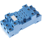 Finder 94 11 Pin 250V ac DIN Rail Relay Socket, for use with 55.33