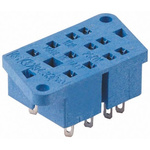 Finder 94 11 Pin Panel Mount Relay Socket, for use with 55.33