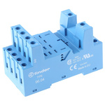 Finder 96 14 Pin 250V ac DIN Rail Relay Socket, for use with 56.34