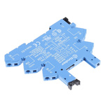 Finder 93 5 Pin 12V dc DIN Rail Relay Socket, for use with 34.51 Series Relay
