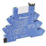 Finder 93 5 Pin 250V ac DIN Rail Relay Socket, for use with 34.51, 34.81