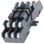 TE Connectivity 11 Pin 250V ac Panel Mount Relay Socket, for use with RM Series