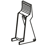 ABB Plastic Holder for CR-P Series PCB Relays, 1SVR405659R0000 CR-PH