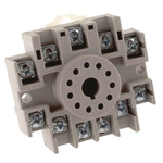 TE Connectivity 11 Pin 300V ac DIN Rail Relay Socket, for use with KRPA Relays