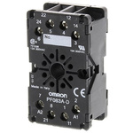 Omron 8 Pin 250V ac DIN Rail Relay Socket, for use with MKS Series