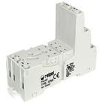Relpol 14 Pin 300V ac DIN Rail, Panel Mount Relay Socket, for use with R3N Series Relay