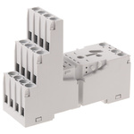 Relpol 14 Pin 300V ac DIN Rail, Panel Mount Relay Socket, for use with R4N Series Relay