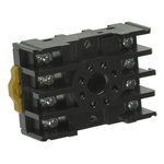 Omron 250V ac DIN Rail Relay Socket, for use with H3CR Solid State Timer