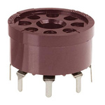 Omron 8 Pin 250V ac PCB Mount Relay Socket, for use with MK Series Relay