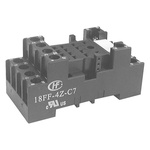 Hongfa Europe GMBH 14 Pin 250V ac DIN Rail Relay Socket, for use with HF18FF & HF18FH Series Relays