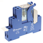 Finder 4C Series Interface Relay, DIN Rail Mount, 24V dc Coil, DPDT, 2-Pole