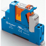Finder 4C Series Interface Relay, DIN Rail Mount, 24V ac Coil, SPDT, 1-Pole