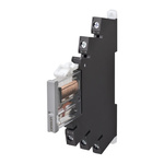 Omron G2RV Series Interface Relay, DIN Rail Mount, 24V dc Coil, SPDT, 1-Pole, 50mA Load