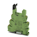 Phoenix Contact PLC-BPT 2 Pin 24V ac/dc DIN Rail Relay Socket, for use with PLC Series