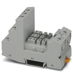Phoenix Contact RIF-4-BSC 3 Pin 250 V dc, 400V ac DIN Rail Relay Socket, for use with RIF Series
